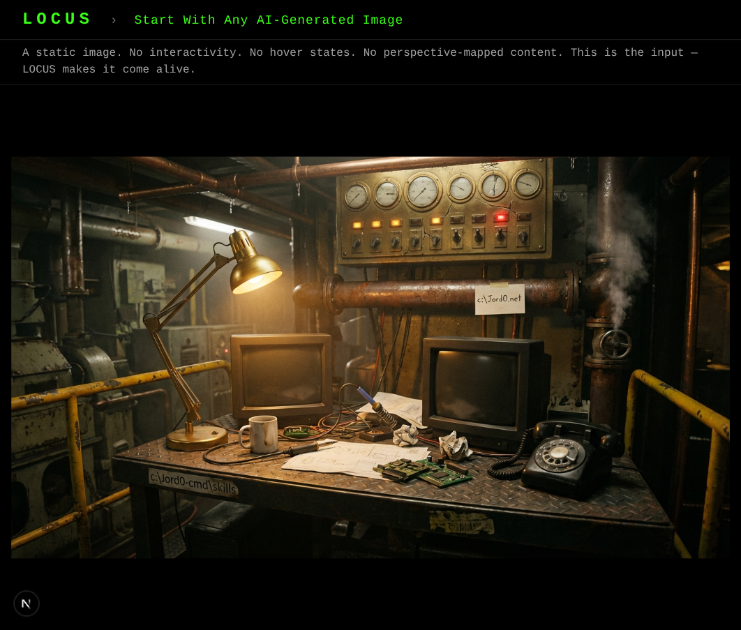 LOCUS — Start With Any AI-Generated Image